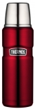 Thermos Isolierflasche 'King' 0,47 Liter, edelstahl rot