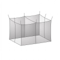 Basic Nature Moskitonetz 'Klassik' Doppel Mesh 225