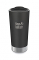 Klean Kanteen Edelstahlbecher 'Vacuum' schwarz, 0,592 L