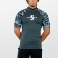 Scubapro GRAPHITE Rash Guard Kurzarm Herren UPF50 - UV Shirt