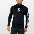 Scubapro BLACK Rash Guard Langarm Herren UPF50 - UV Shirt