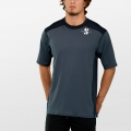 Scubapro GRAPHITE Rash Guard Kurzarm Channel Flow Herren U50- UV Shirt