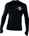 Scubapro SWIM Schwarz Rash Guard Langarm Herren UPF50 - UV Shirt